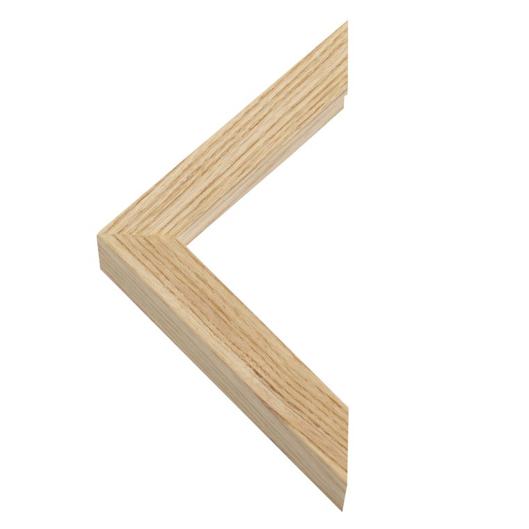 Natural oak frame profile